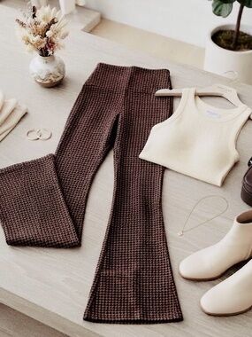 Aerie offline Houndstooth Boot Cut Leggings